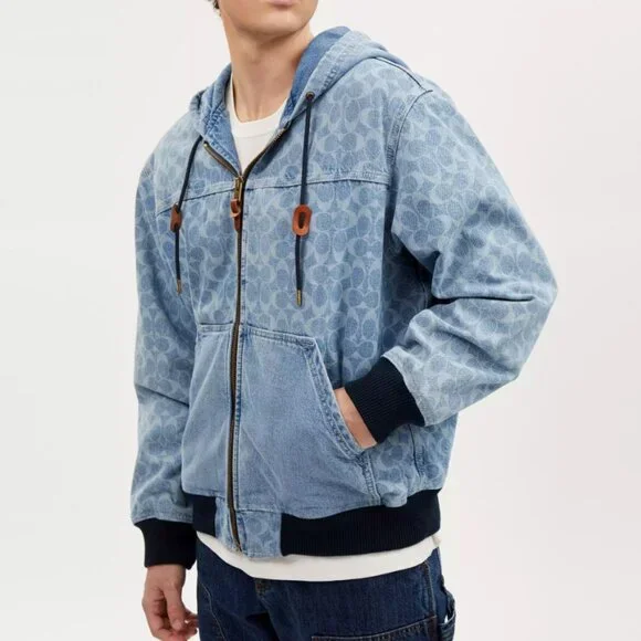 れ*ん様 〈 COACH 〉Signature Denim Jacket COACH® | Restored Signature Denim Jacket